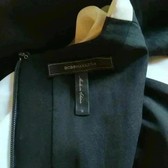 BCBG "Barrett" women's cold shoulder jumpsuit in black white size S small - Picture 9 of 12